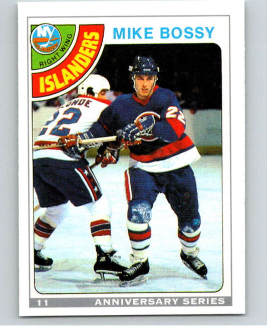 1992-93 O-Pee-Chee 25th Anniversary Inserts #11 Mike Bossy   V65073 Image 1
