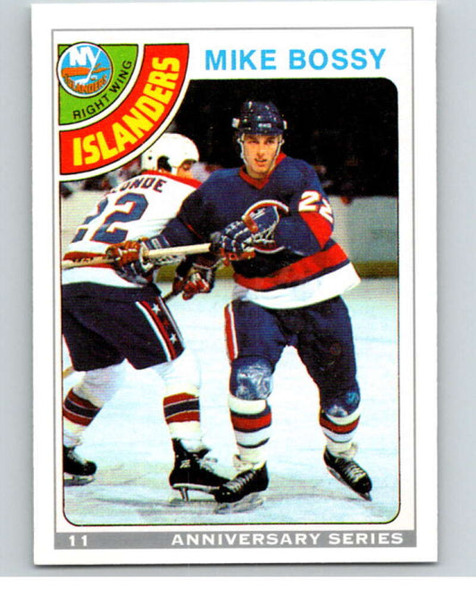 1992-93 O-Pee-Chee 25th Anniversary Inserts #11 Mike Bossy   V65076 Image 1