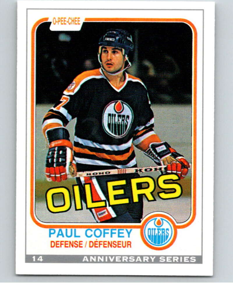 1992-93 O-Pee-Chee 25th Anniversary Inserts #14 Paul Coffey   V65084 Image 1