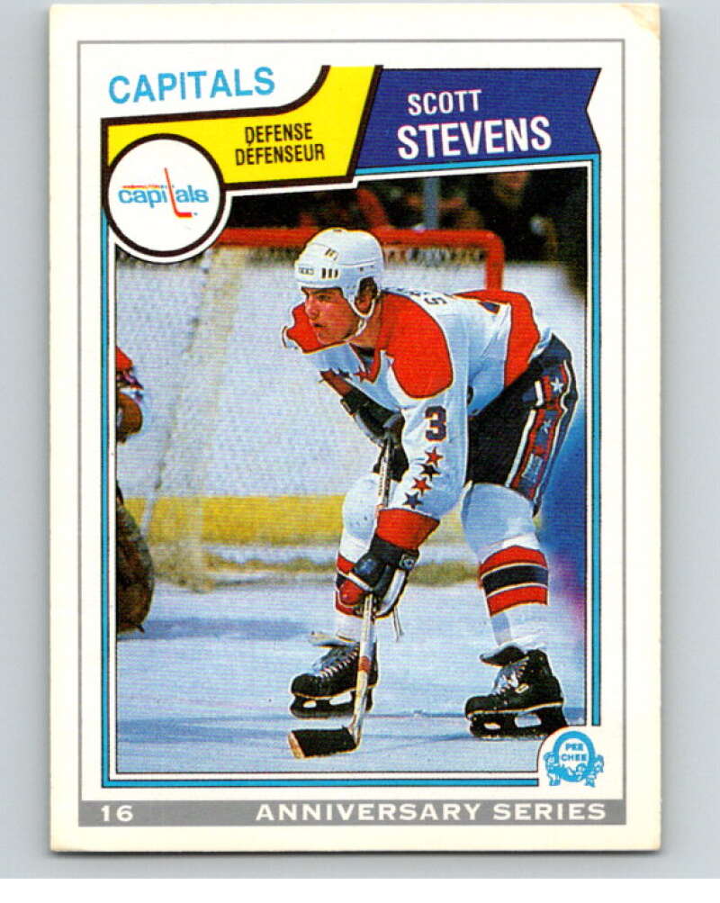 1992-93 O-Pee-Chee 25th Anniversary Inserts #16 Scott Stevens   V65093 Image 1