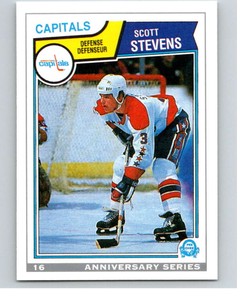 1992-93 O-Pee-Chee 25th Anniversary Inserts #16 Scott Stevens   V65095 Image 1