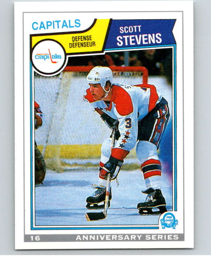 1992-93 O-Pee-Chee 25th Anniversary Inserts #16 Scott Stevens   V65098 Image 1