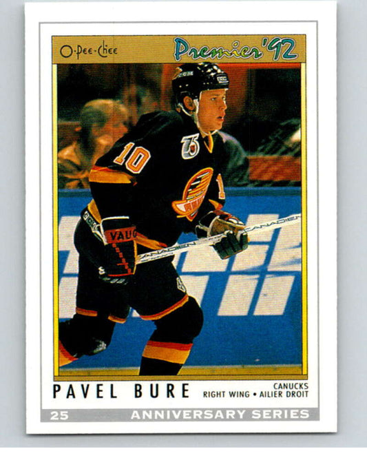 1992-93 O-Pee-Chee 25th Anniversary Inserts #25 Pavel Bure   V65119 Image 1