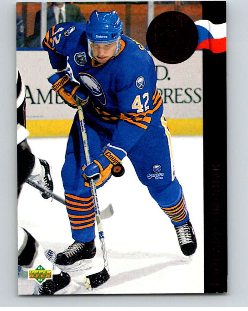1992-93 Upper Deck Euro-Rookies #ER1 Richard Smehlik  Buffalo Sabres  V65162 Image 1