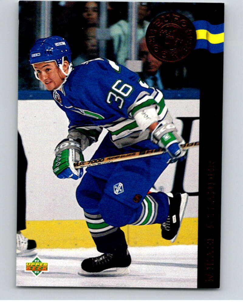 1992-93 Upper Deck Euro-Rookies #ER2 Michael Nylander  Hartford Whalers  V65163 Image 1