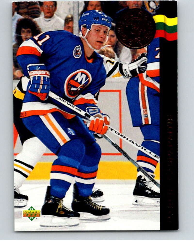 1992-93 Upper Deck Euro-Rookies #ER7 Darius Kasparaitis   V65164 Image 1