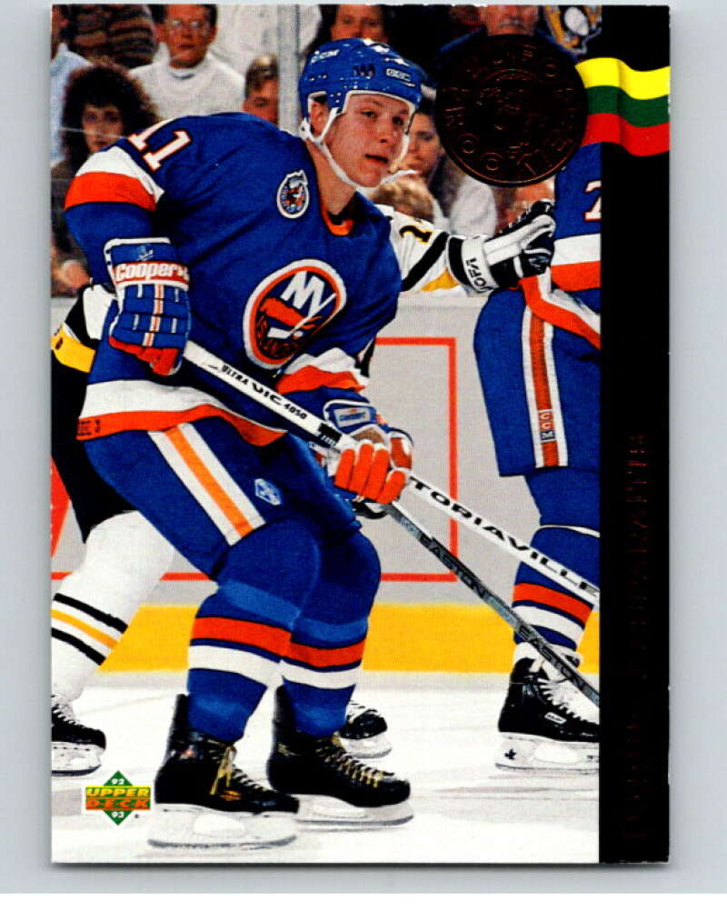 1992-93 Upper Deck Euro-Rookies #ER7 Darius Kasparaitis   V65165 Image 1