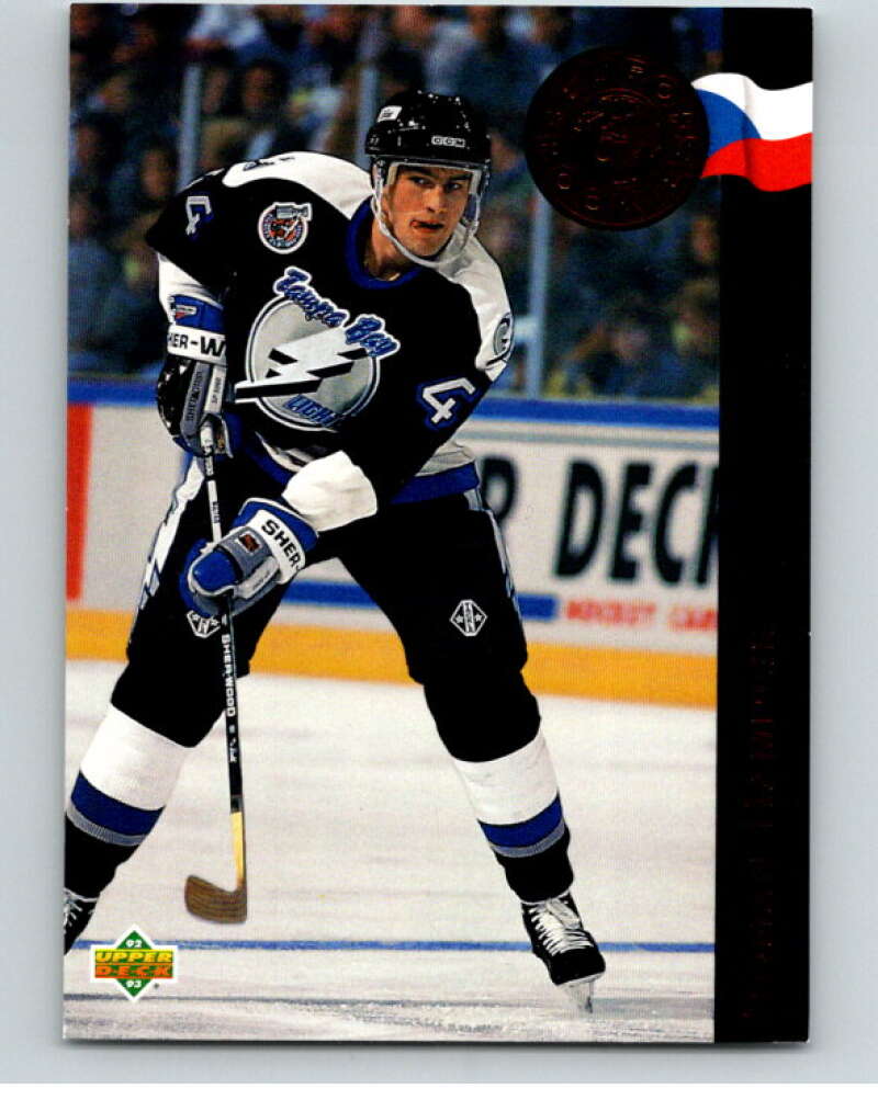 1992-93 Upper Deck Euro-Rookies #ER11 Roman Hamrlik  Tampa Bay Lightning  V65168 Image 1