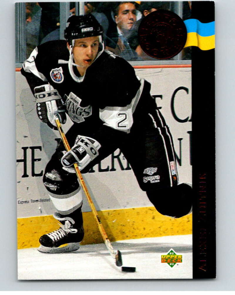 1992-93 Upper Deck Euro-Rookies #ER13 Alexei Zhitnik  Los Angeles Kings  V65169 Image 1