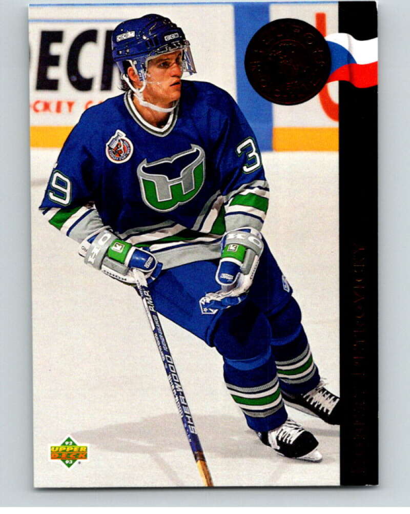 1992-93 Upper Deck Euro-Rookies #ER20 Robert Petrovicky  Hartford Whalers  V65180 Image 1