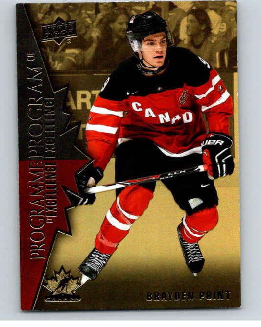 2021-22 Upper Deck Tim Hortons Team Canada Program #POE-8 Brayden Point  V65181 Image 1