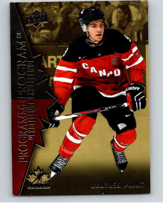 2021-22 Upper Deck Tim Hortons Team Canada Program #POE-8 Brayden Point   V65182 Image 1