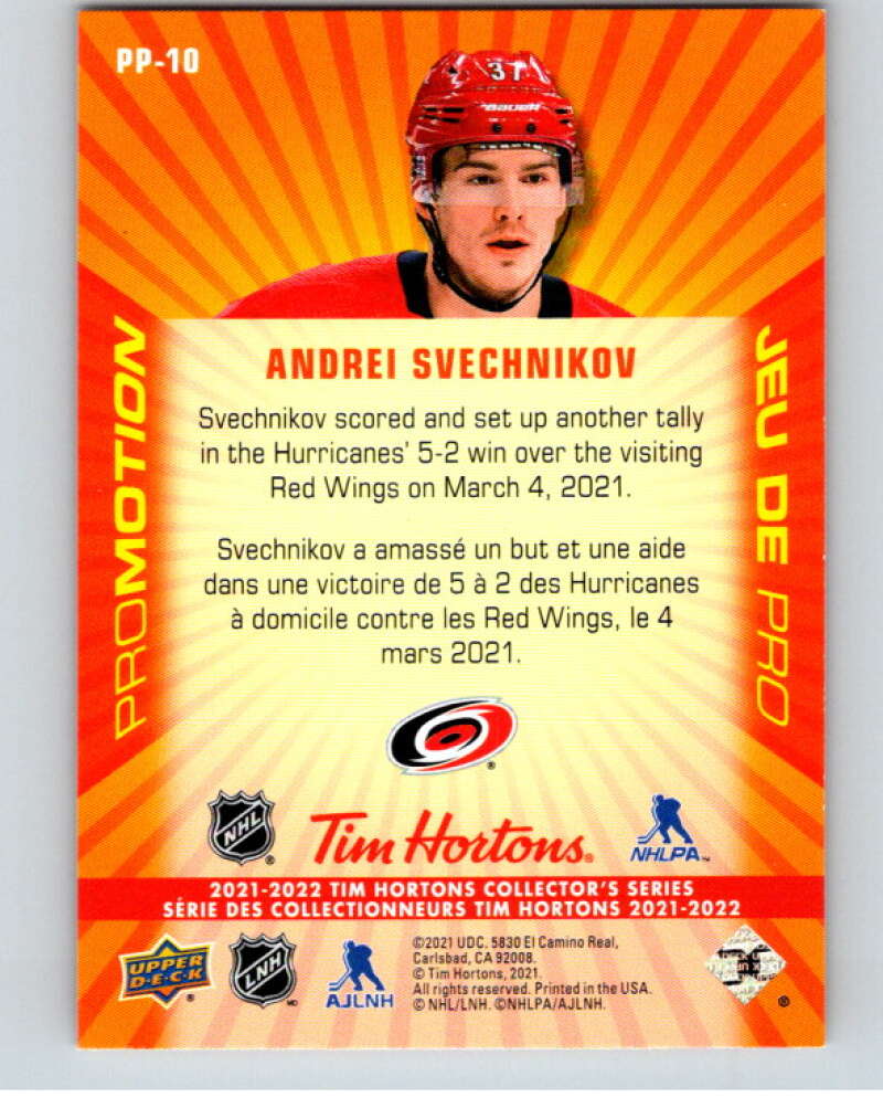 2021-22 Upper Deck Tim Hortons ProMotion #PP-10 Andrei Vasilevskiy  V65189 Image 2