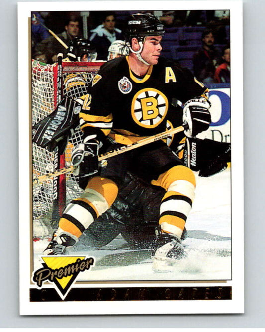 1993-94 Topps Premier Gold #50 Adam Oates  Boston Bruins  V65202 Image 1