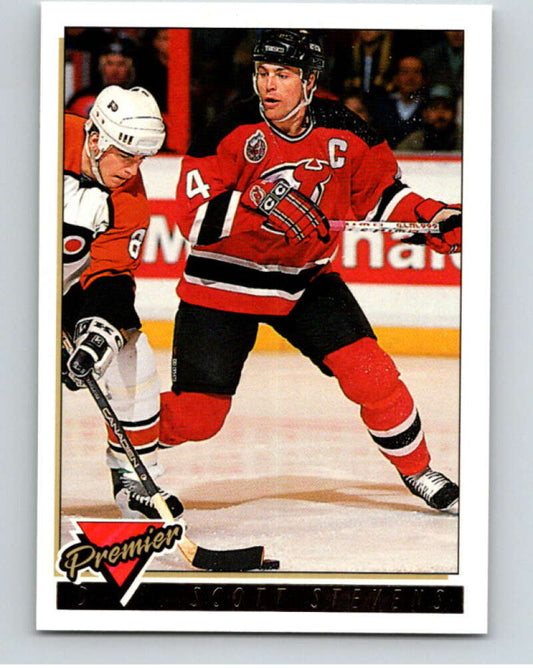 1993-94 Topps Premier Gold #80 Scott Stevens  New Jersey Devils  V65209 Image 1