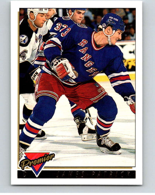 1993-94 Topps Premier Gold #149 James Patrick  New York Rangers  V65221 Image 1
