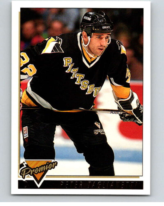 1993-94 Topps Premier Gold #248 Peter Taglianetti  Pittsburgh Penguins  V65237 Image 1