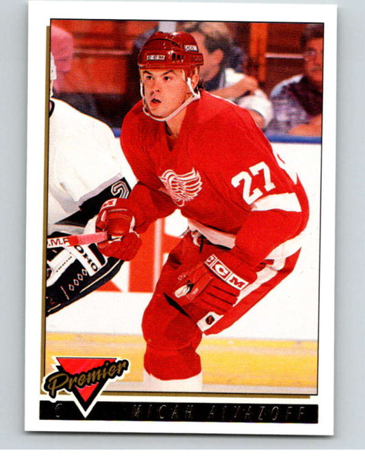 1993-94 Topps Premier Gold #345 Micah Aivazoff  RC Rookie Red Wings  V65248 Image 1