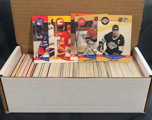 1990-91 Pro Set Hockey Trading Cards - Box Over 500 cards! - Lot #4 Image 1