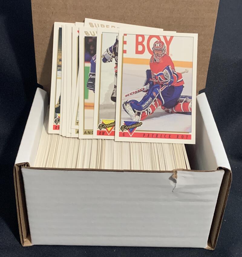 1993-94 Topps Premier Hockey Trading Cards - Box Over 280 cards! - Lot #3 Image 1