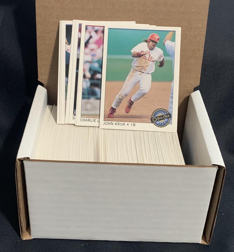 1993 O-Pee-Chee Premier Baseball Trading Cards - Box Over 290 cards! - Lot #1 Image 1
