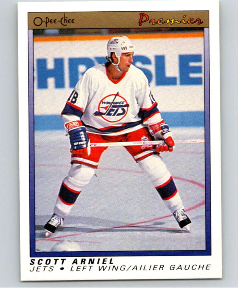 1990-91 OPC Premier #1 Scott Arniel   V65260 Image 1