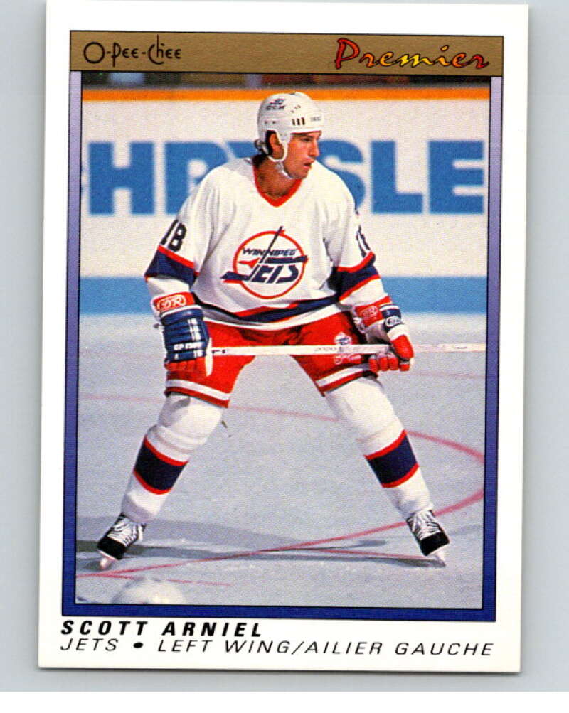 1990-91 OPC Premier #1 Scott Arniel   V65261 Image 1