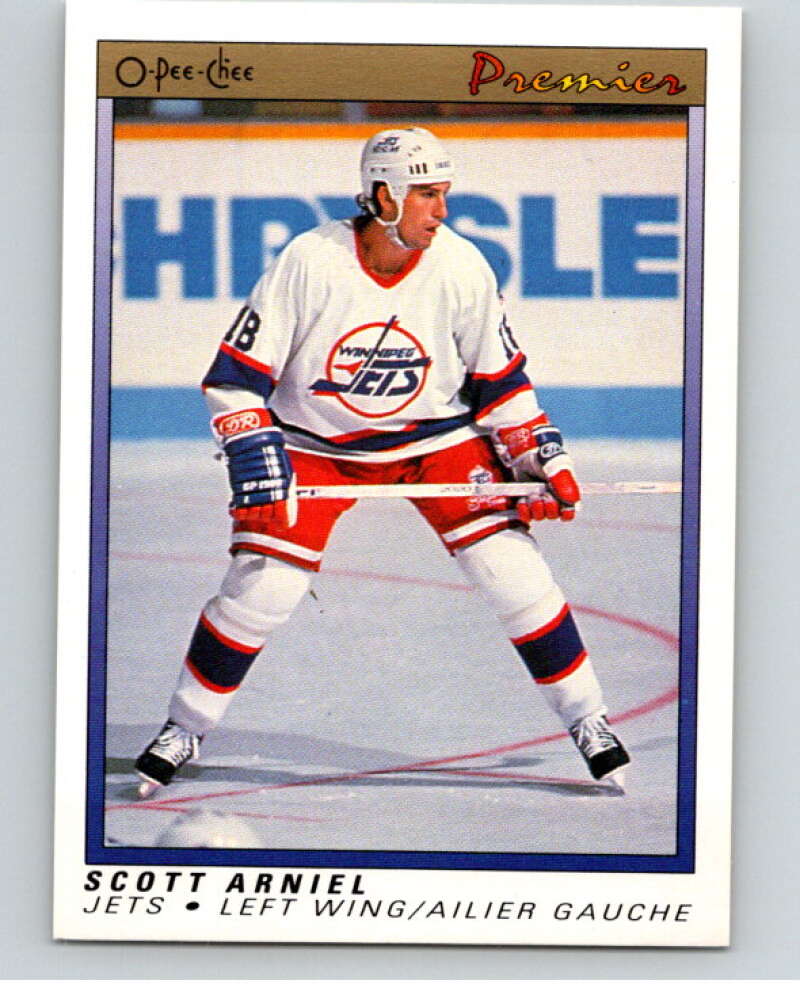 1990-91 OPC Premier #1 Scott Arniel   V65262 Image 1