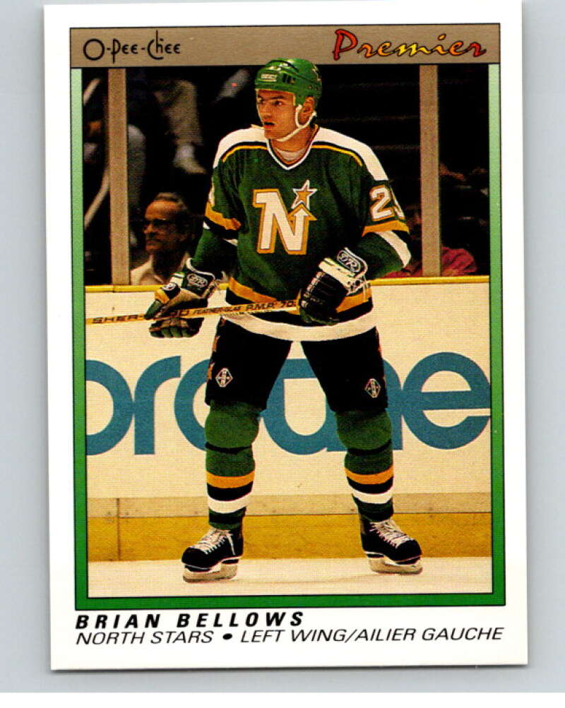 1990-91 OPC Premier #3 Brian Bellows North Stars  V65266 Image 1