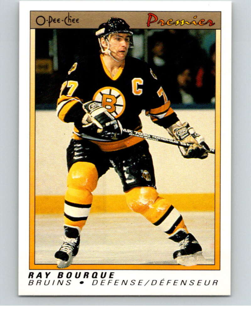 1990-91 OPC Premier #9 Ray Bourque   V65275 Image 1