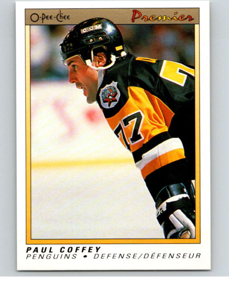 1990-91 OPC Premier #16 Paul Coffey  Pittsburgh Penguins  V65292 Image 1