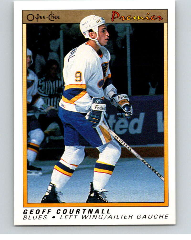 1990-91 OPC Premier #18 Geoff Courtnall   V65295 Image 1