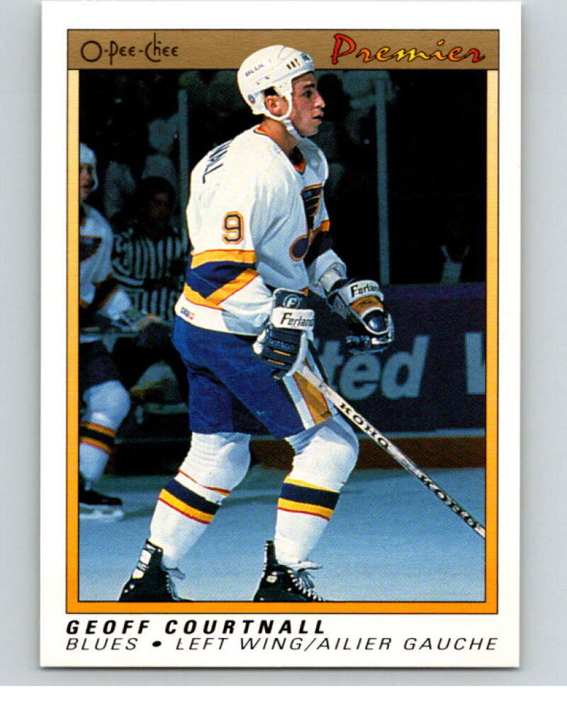 1990-91 OPC Premier #18 Geoff Courtnall   V65296 Image 1