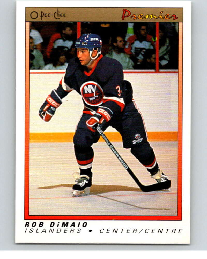 1990-91 OPC Premier #27 Rob DiMaio  New York Islanders  V65314 Image 1