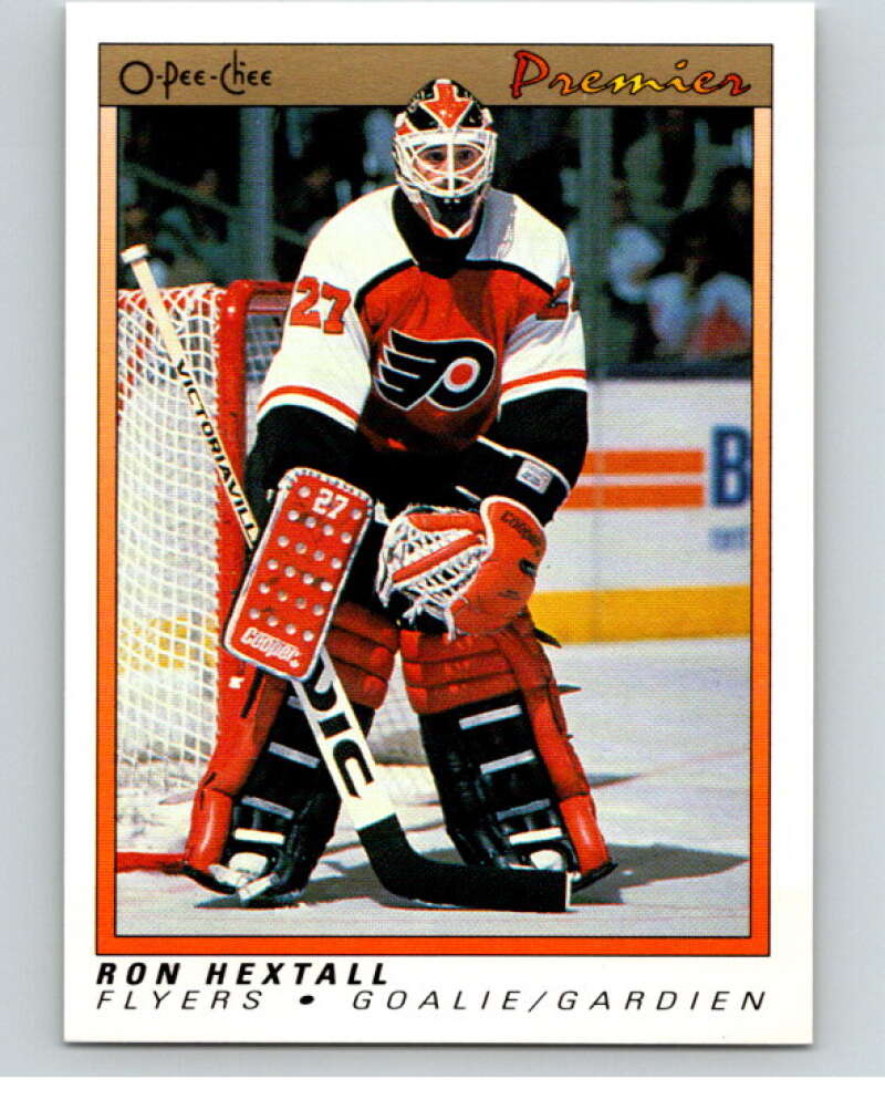 1990-91 OPC Premier #41 Ron Hextall  Philadelphia Flyers  V65333 Image 1