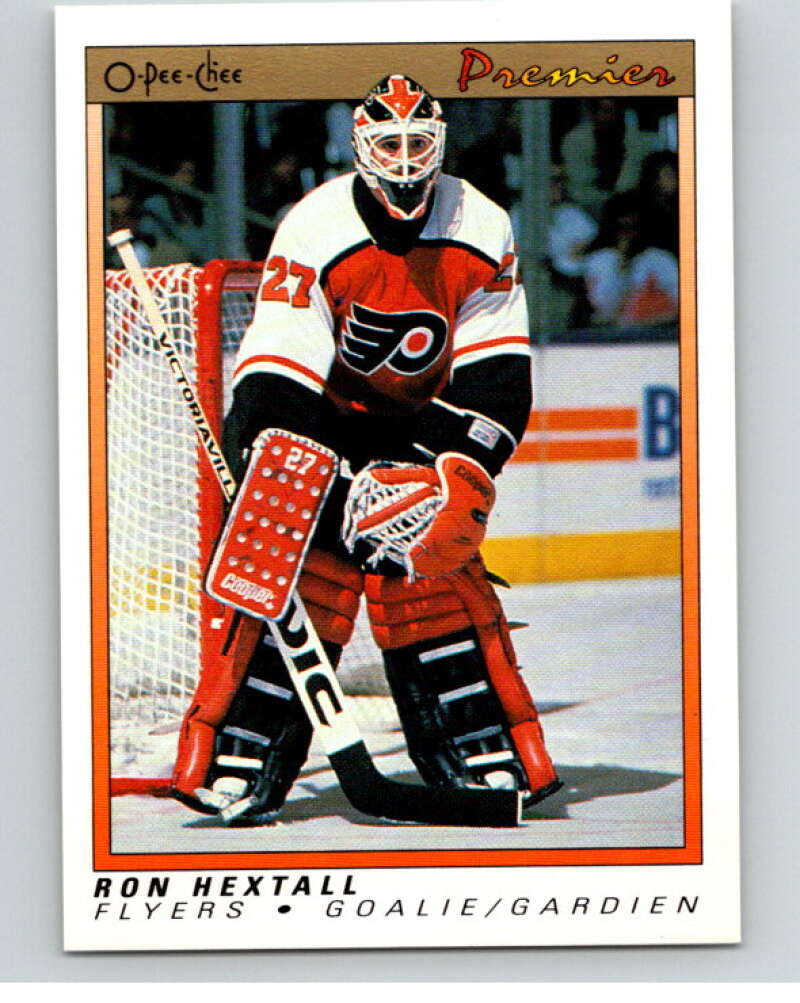 1990-91 OPC Premier #41 Ron Hextall  Philadelphia Flyers  V65334 Image 1