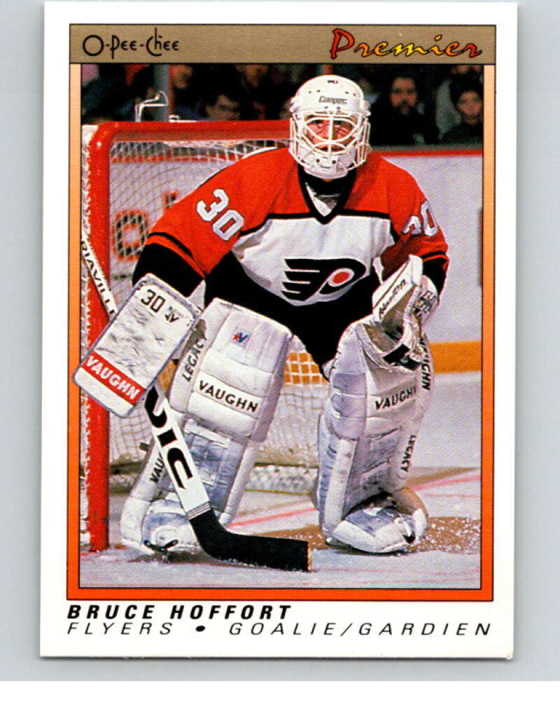 1990-91 OPC Premier #42 Bruce Hoffort  Philadelphia Flyers  V65336 Image 1