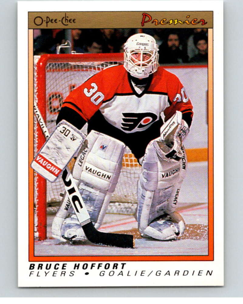 1990-91 OPC Premier #42 Bruce Hoffort  Philadelphia Flyers  V65337 Image 1