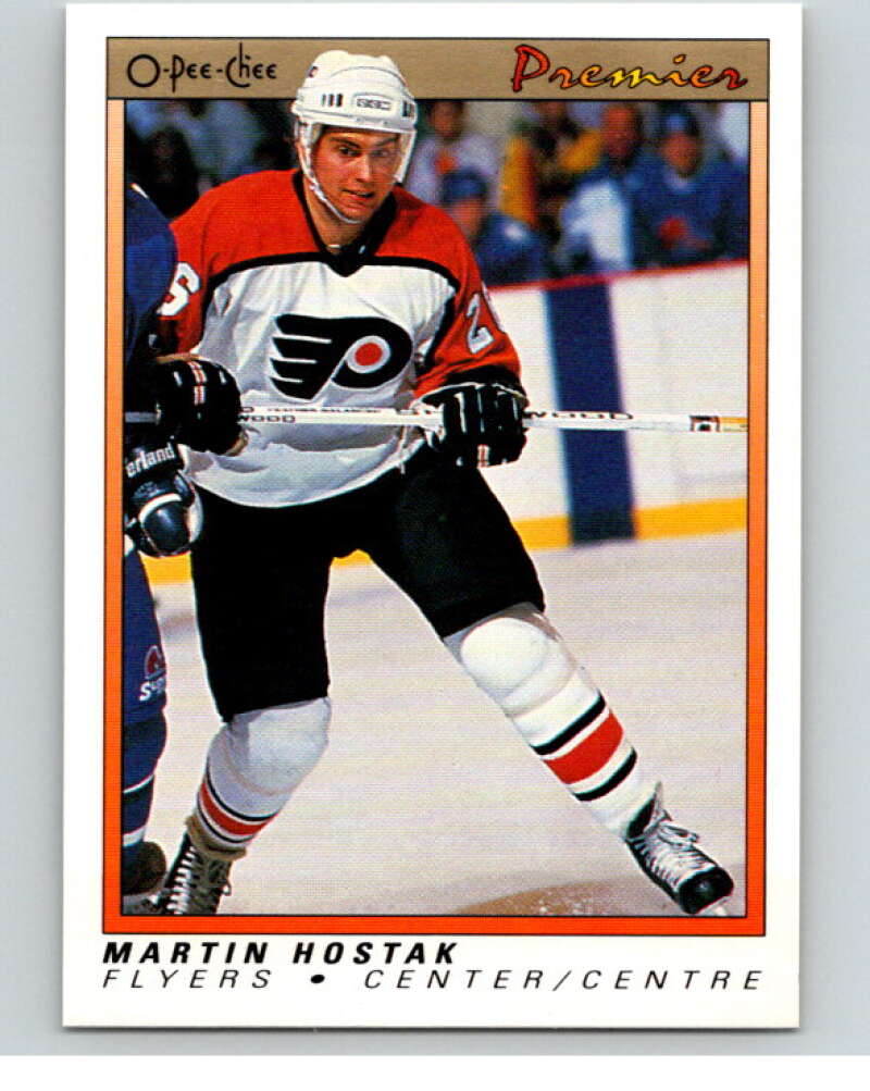 1990-91 OPC Premier #44 Martin Hostak  Philadelphia Flyers  V65339 Image 1