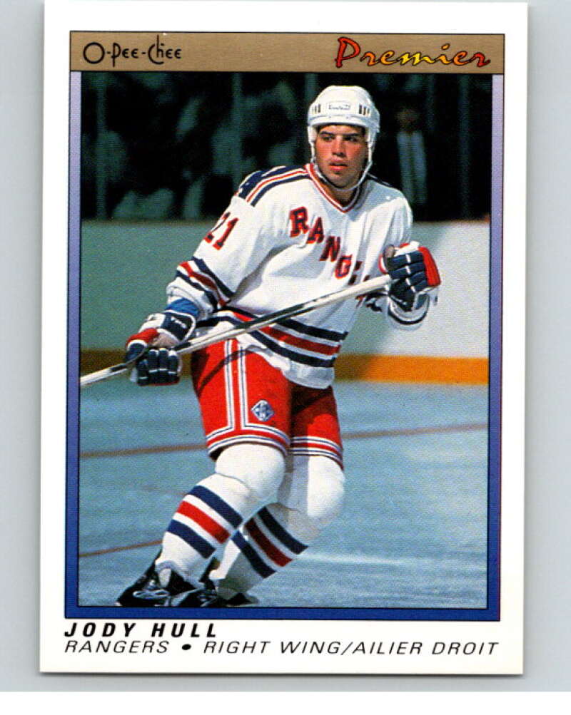 1990-91 OPC Premier #46 Jody Hull  RC Rookie  V65344 Image 1