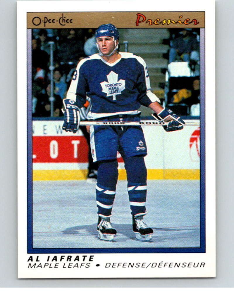 1990-91 OPC Premier #48 Al Iafrate   V65346 Image 1