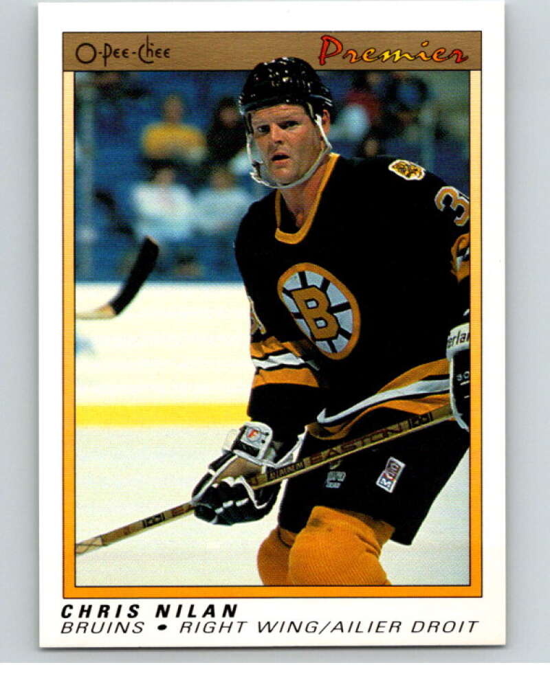 1990-91 OPC Premier #85 Chris Nilan   V65408 Image 1