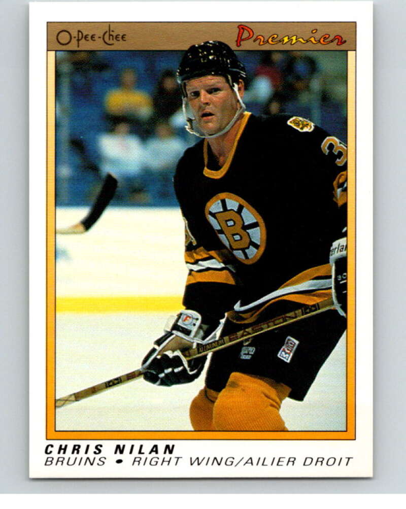 1990-91 OPC Premier #85 Chris Nilan   V65409 Image 1