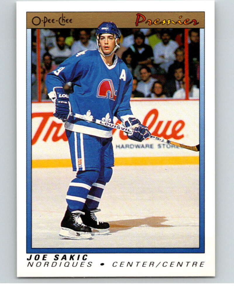 1990-91 OPC Premier #102 Joe Sakic   V65445 Image 1