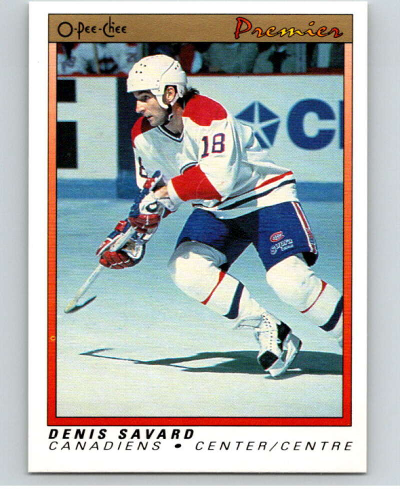 1990-91 OPC Premier #103 Denis Savard   V65446 Image 1