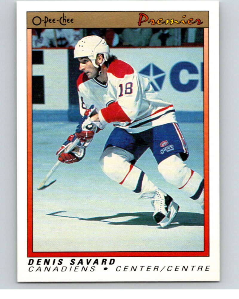 1990-91 OPC Premier #103 Denis Savard   V65447 Image 1
