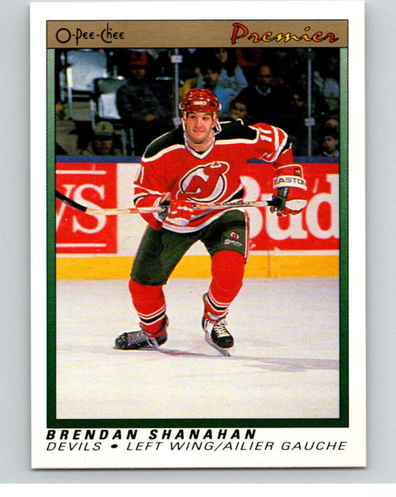 1990-91 OPC Premier #105 Brendan Shanahan  New Jersey Devils  V65454 Image 1