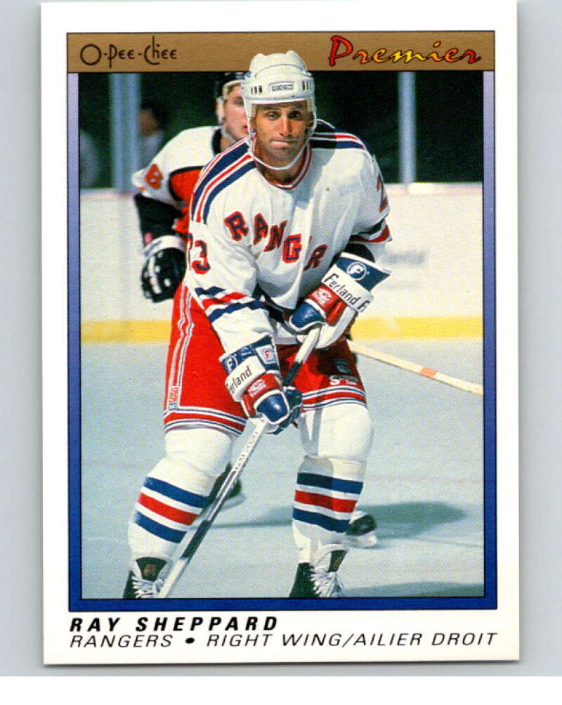 1990-91 OPC Premier #106 Ray Sheppard   V65456 Image 1