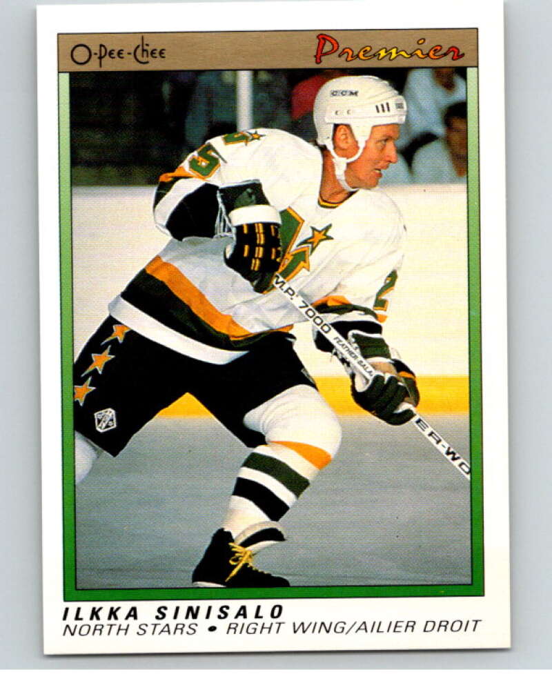 1990-91 OPC Premier #108 Ilkka Sinisalo   V65459 Image 1