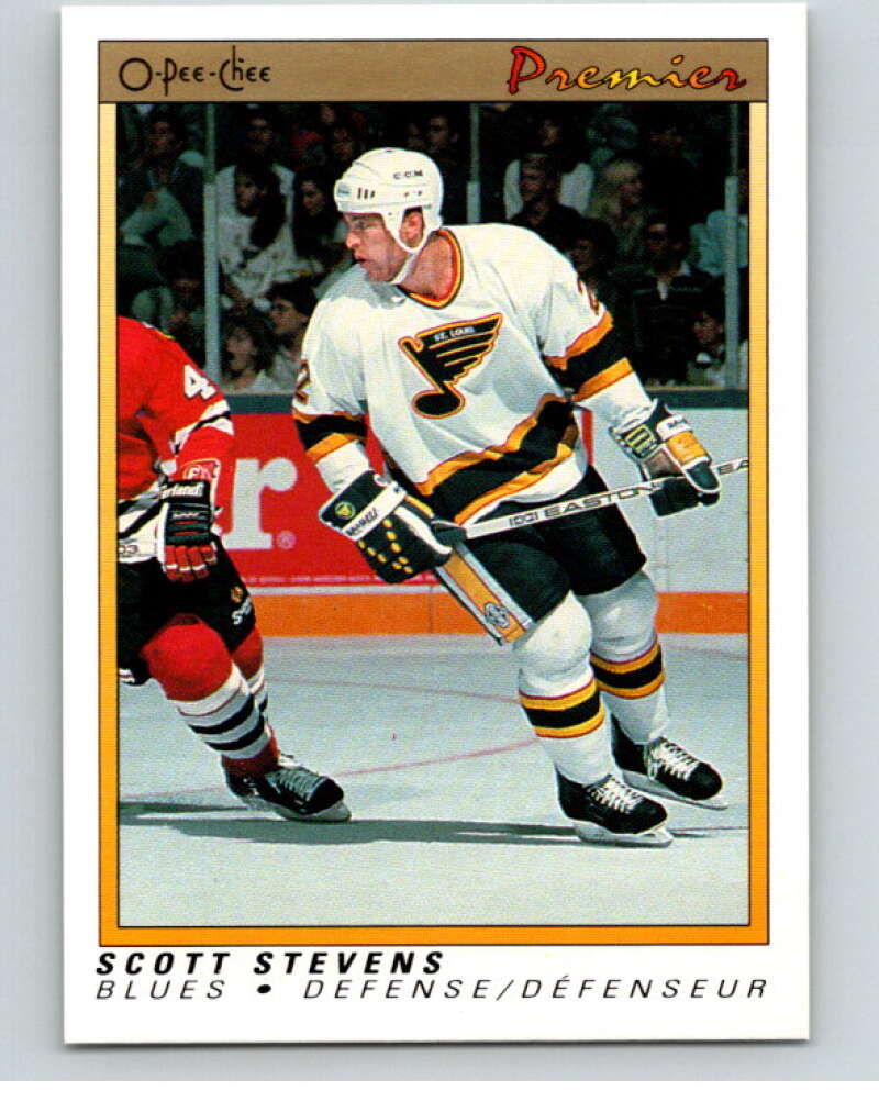 1990-91 OPC Premier #112 Scott Stevens   V65467 Image 1